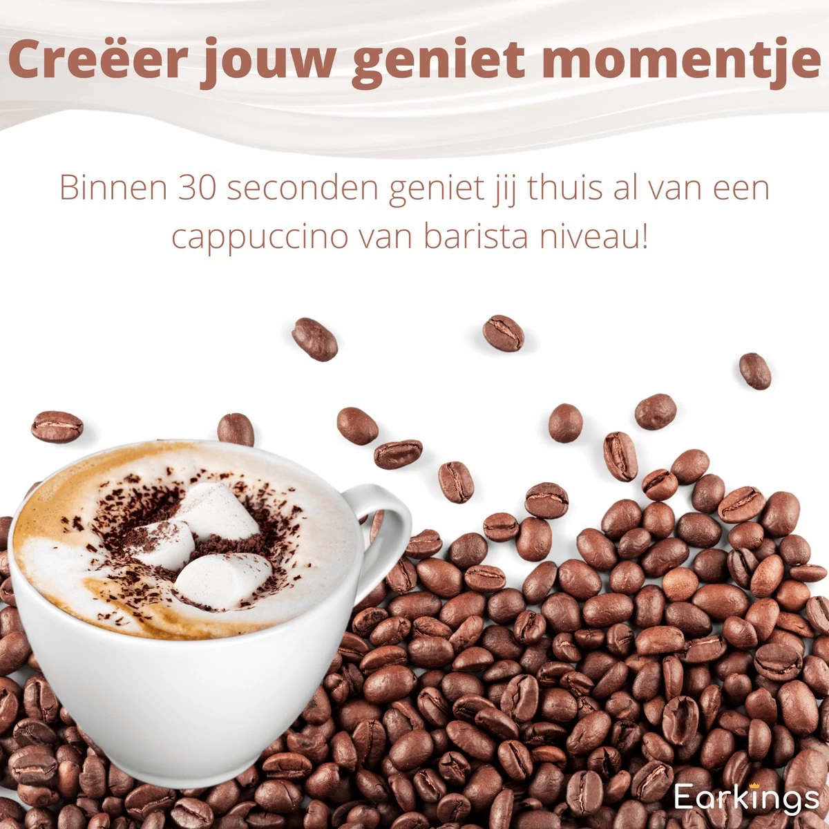 Mousseur à Lait Premium Earkings - Mousseur à Lait Rechargeable Avec Câble USB Inclus - Comprend 2 Accessoires - Mousseur à Lait électrique Wit 9 Mousseur à Lait Premium Earkings - Mousseur à Lait Rechargeable Avec Câble USB Inclus - Comprend 2 Accessoires - Mousseur à Lait électrique Wit – Image 7