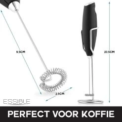 Donkersstuff - Mousseur à Lait Pour Une Mousse Perfect - Mousseur à Lait - Mousseur à Lait Manuel - Mousseur à Lait électrique -Dégustation Délicate 1200x1200 647