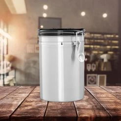 Récipient De Stockage Relaxdays Café - Boîte à Café - Hermétique - Récipient à Café - Argent - Métal Petit 13 Récipient De Stockage Relaxdays Café - Boîte à Café - Hermétique - Récipient à Café - Argent - Métal Petit -Dégustation Délicate 1200x1200 653