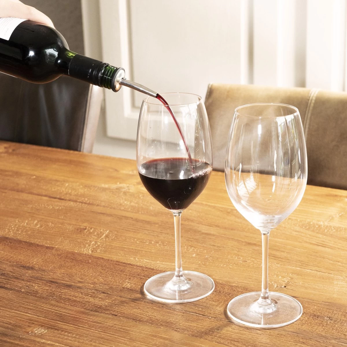 Krumble Wine Schenker / Accessoires à Vin Pour Le Vin / Bec / Bec à Vin / Becs Verseurs / Accessoires De Table - Inox 8 Krumble Wine Schenker / Accessoires à Vin Pour Le Vin / Bec / Bec à Vin / Becs Verseurs / Accessoires De Table - Inox – Image 6