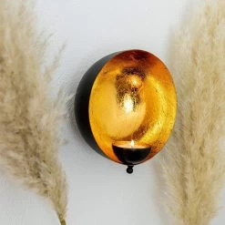 ZEYA Lot De 2 Photophores Muraux, Photophore Mural En Métal Doré Noir, Décoration Murale Salon, Décoration Rustique Pour Bougies Chauffe-plat Et Décoration Murale 10 ZEYA Lot De 2 Photophores Muraux, Photophore Mural En Métal Doré Noir, Décoration Murale Salon, Décoration Rustique Pour Bougies Chauffe-plat Et Décoration Murale -Dégustation Délicate 1200x1200 73