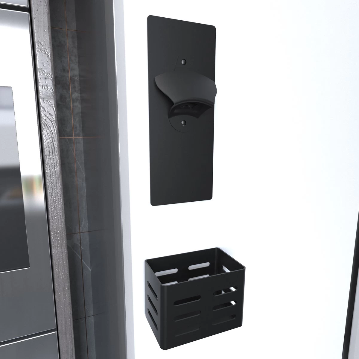 Ouvre-bière Professionnel Et Ouvre-bouteille Magnétique Avec Plateau De Collecte - Convient également Pour Mur/mur 3 Ouvre-bière Professionnel Et Ouvre-bouteille Magnétique Avec Plateau De Collecte - Convient également Pour Mur/mur