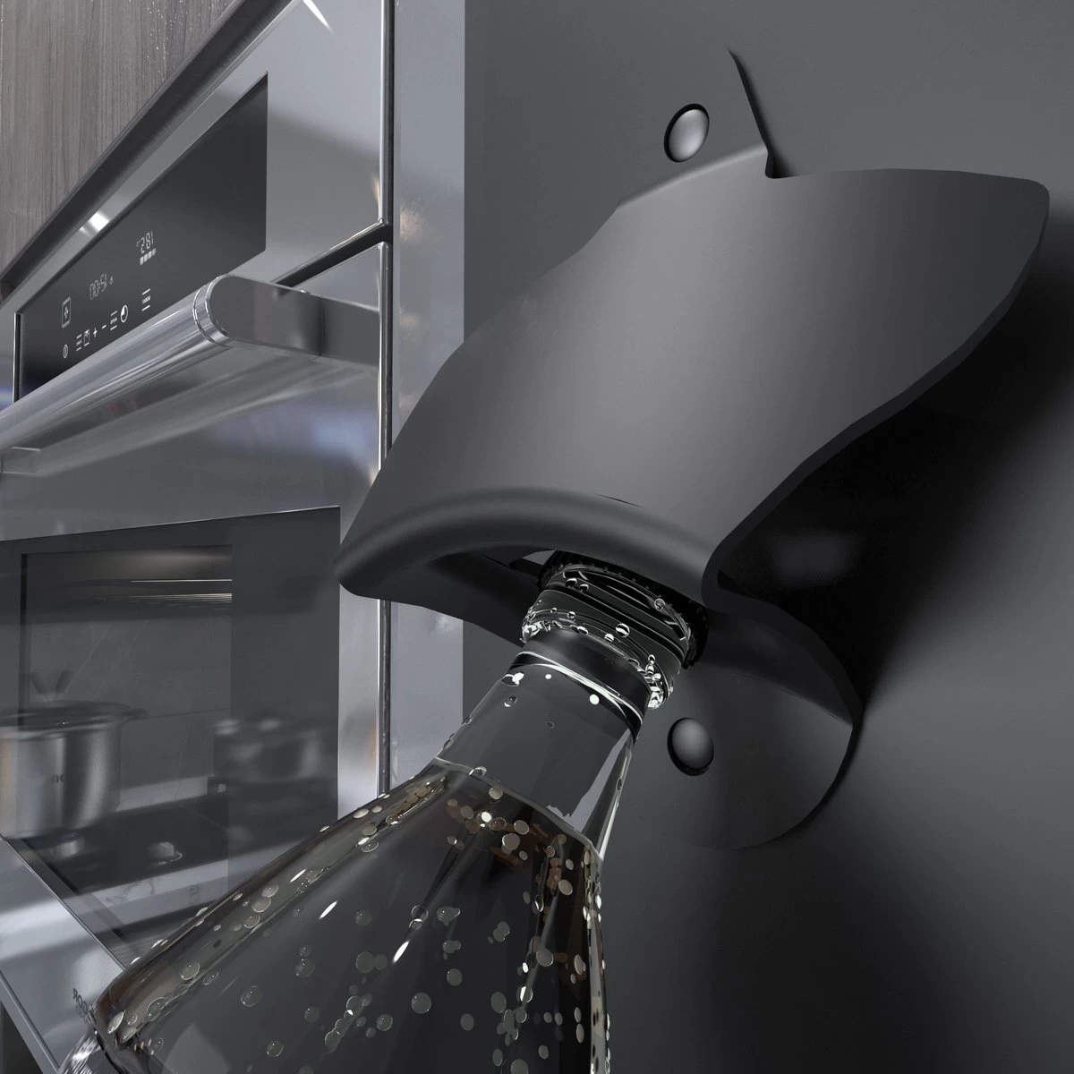 Ouvre-bière Professionnel Et Ouvre-bouteille Magnétique Avec Plateau De Collecte - Convient également Pour Mur/mur 4 Ouvre-bière Professionnel Et Ouvre-bouteille Magnétique Avec Plateau De Collecte - Convient également Pour Mur/mur – Image 2