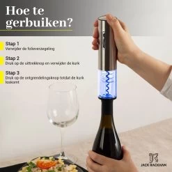 Tire-Bouchon Electrique Ouvre Vin - Ouvre Bouteille - Design Luxe - Avec Coupe-capsule - Coffret Cadeau Homme Et Femme - Jack Rackham 13 Tire-Bouchon Electrique Ouvre Vin - Ouvre Bouteille - Design Luxe - Avec Coupe-capsule - Coffret Cadeau Homme Et Femme - Jack Rackham -Dégustation Délicate 1200x1200 816