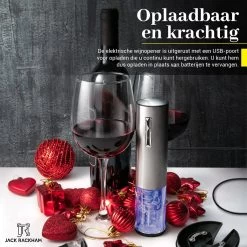 Tire-Bouchon Electrique Ouvre Vin - Ouvre Bouteille - Design Luxe - Avec Coupe-capsule - Coffret Cadeau Homme Et Femme - Jack Rackham 19 Tire-Bouchon Electrique Ouvre Vin - Ouvre Bouteille - Design Luxe - Avec Coupe-capsule - Coffret Cadeau Homme Et Femme - Jack Rackham -Dégustation Délicate 1200x1200 821