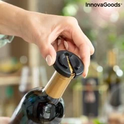 InnovaGoods Tire-Bouchon Électrique Ouvre-Vin Ensemble De Vin Électrique Avec Accessoires De Vêtements Pour Bébé Pour Le Vin - Coupe-Capsule Verseur De Vin Et Pompe à Vin -Dégustation Délicate 1200x1200 824