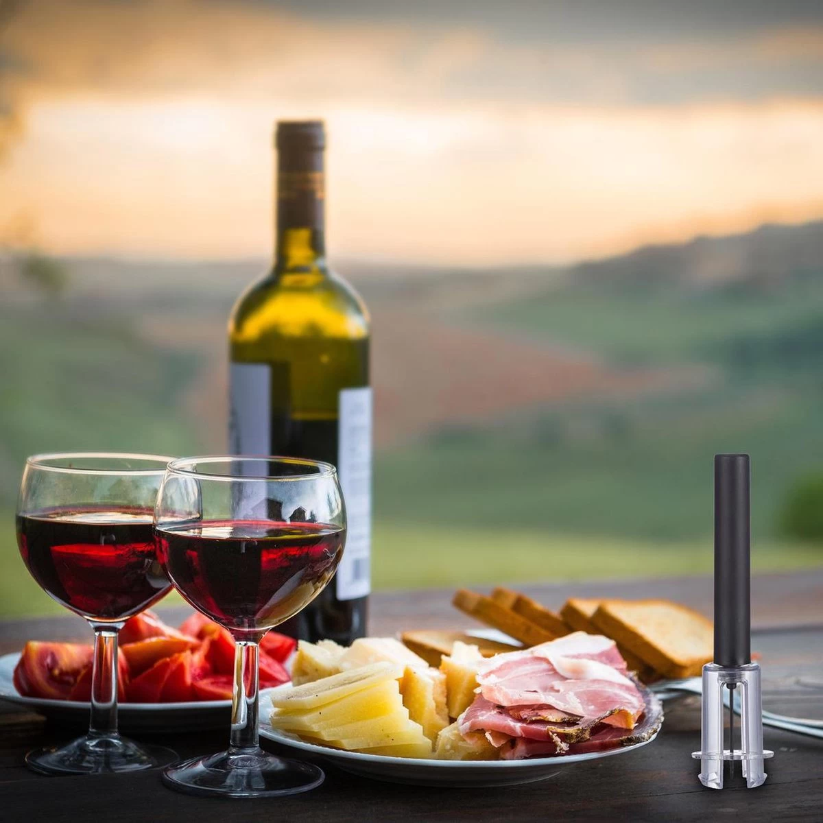 Tire-bouchon Relaxdays Pression D'air - Ouvre-bouteille - Ouvre-bouteille De Vin - Ouvre-bouteille - Noir 8 Tire-bouchon Relaxdays Pression D'air - Ouvre-bouteille - Ouvre-bouteille De Vin - Ouvre-bouteille - Noir – Image 6