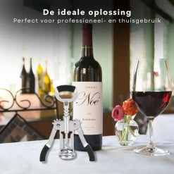 Tire-bouchon Robuste Cheqo® - Décapsuleur De Luxe - Alliage De Zinc Avec Poignée TPR - Levier - Ouverture En Un Instant 10 Tire-bouchon Robuste Cheqo® - Décapsuleur De Luxe - Alliage De Zinc Avec Poignée TPR - Levier - Ouverture En Un Instant -Dégustation Délicate 1200x1200 848