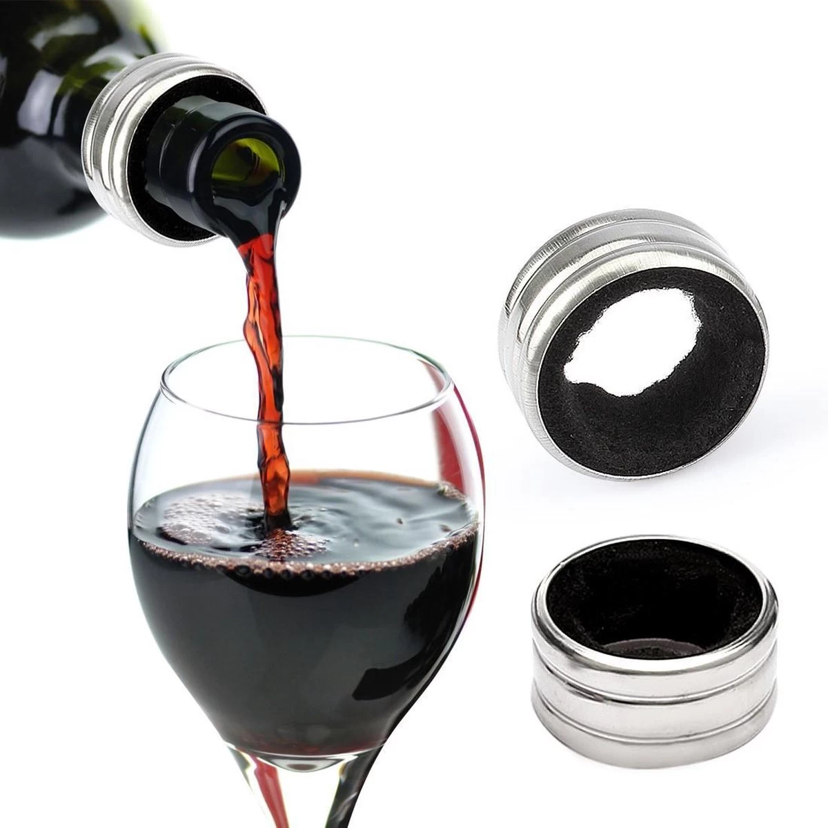 MD- Goods ® Tire-bouchon + Accessoires Pour Le Vin Coffret Cadeau – Coffret Tire-bouchon – Décapsuleur – Bec Verseur – Tire-bouchon – Embout Cadeau – Cuir – Marron 7 MD- Goods ® Tire-bouchon + Accessoires Pour Le Vin Coffret Cadeau – Coffret Tire-bouchon – Décapsuleur – Bec Verseur – Tire-bouchon – Embout Cadeau – Cuir – Marron – Image 5