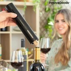 Innovagoods Tire-bouchon électrique - Ensemble Tire-bouchon - Accessoires Vin - Coupe-capsule - Bec Verseur - Bouchon à Vide 25 Innovagoods Tire-bouchon électrique - Ensemble Tire-bouchon - Accessoires Vin - Coupe-capsule - Bec Verseur - Bouchon à Vide -Dégustation Délicate 1200x1200 894