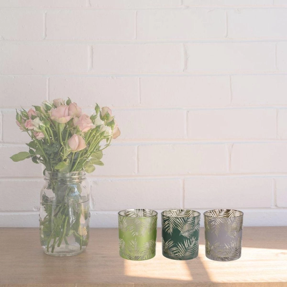 Orange85 Tea Holder Light - 3 Pièces - Thé Warmer - Glas - Thé Porte Lumières - Porte Bougies Chauffe-plat - Décoration - Accueil - Habitat 4 Orange85 Tea Holder Light - 3 Pièces - Thé Warmer - Glas - Thé Porte Lumières - Porte Bougies Chauffe-plat - Décoration - Accueil - Habitat – Image 2