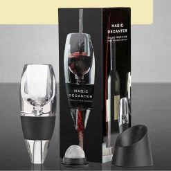Lynnz à Vin De Luxe Lynnz ® + Passoire Et Standard | Carafe à Vin - Carafe à Vin - Aérateur à Vin - Cadeau - Accessoires Pour Le Vin - Coffret Cadeau -Dégustation Délicate 1200x1200 931