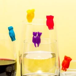 Kikkerland En Marqueurs De Verre Kikkerland - Set De 8 - Perfect Pour Les Fêtes Et Toutes Les Occasions -Dégustation Délicate 1200x1200 964