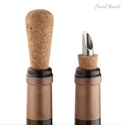 Final Touch - Bouchon Et Verseur De Bouteille De Vin En Liège FTA7500 Set De 2 8 Final Touch - Bouchon Et Verseur De Bouteille De Vin En Liège FTA7500 Set De 2 -Dégustation Délicate 1200x1200 966
