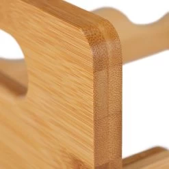 Casier à Vin Relaxdays Pour 8 Bouteilles - Casier à Bouteilles - Porte-bouteilles - Bambou - Stand à Vin -Dégustation Délicate 1200x1200 992