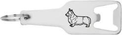 Akyol - Ouvre-bouteille Corgi - Chiens - Amoureux Des Chiens - Animaux - Cadeau Pour Animaux De Compagnie - Chiens - Porte-clés Pour Chiens - Accessoires Pour Chiens - Jouets Pour Chiens - 105 X 25 Mm