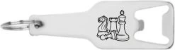 Ouvre-bouteille D'échecs - échecs - Joueur D'échecs - Beau Cadeau Pour Quelqu'un Qui Aime Les échecs - 105 X 25mm