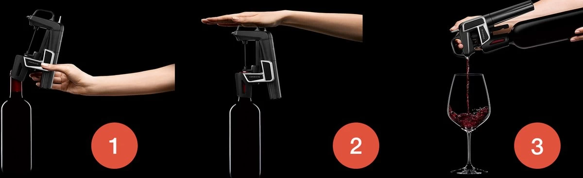 Coravin Model Two Elite - Système à Vin - Acier Inoxydable - 6x14x21 Cm - Or Rose 10 Coravin Model Two Elite - Système à Vin - Acier Inoxydable - 6x14x21 Cm - Or Rose – Image 8