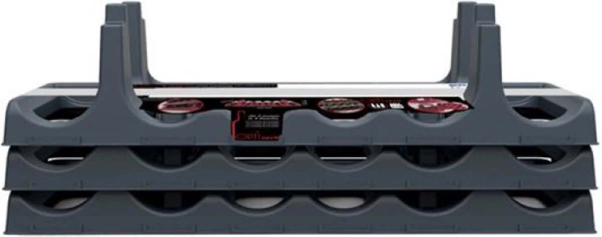 EDA 2x Casiers à Bouteilles/porte-bouteilles En Plastique Pour 12 Bouteilles, Gris L60 X L22 X H14 Cm - Casiers à Bouteilles De Vin/casiers à Bouteilles De Vin/casiers à Vin 6 EDA 2x Casiers à Bouteilles/porte-bouteilles En Plastique Pour 12 Bouteilles, Gris L60 X L22 X H14 Cm - Casiers à Bouteilles De Vin/casiers à Bouteilles De Vin/casiers à Vin – Image 4