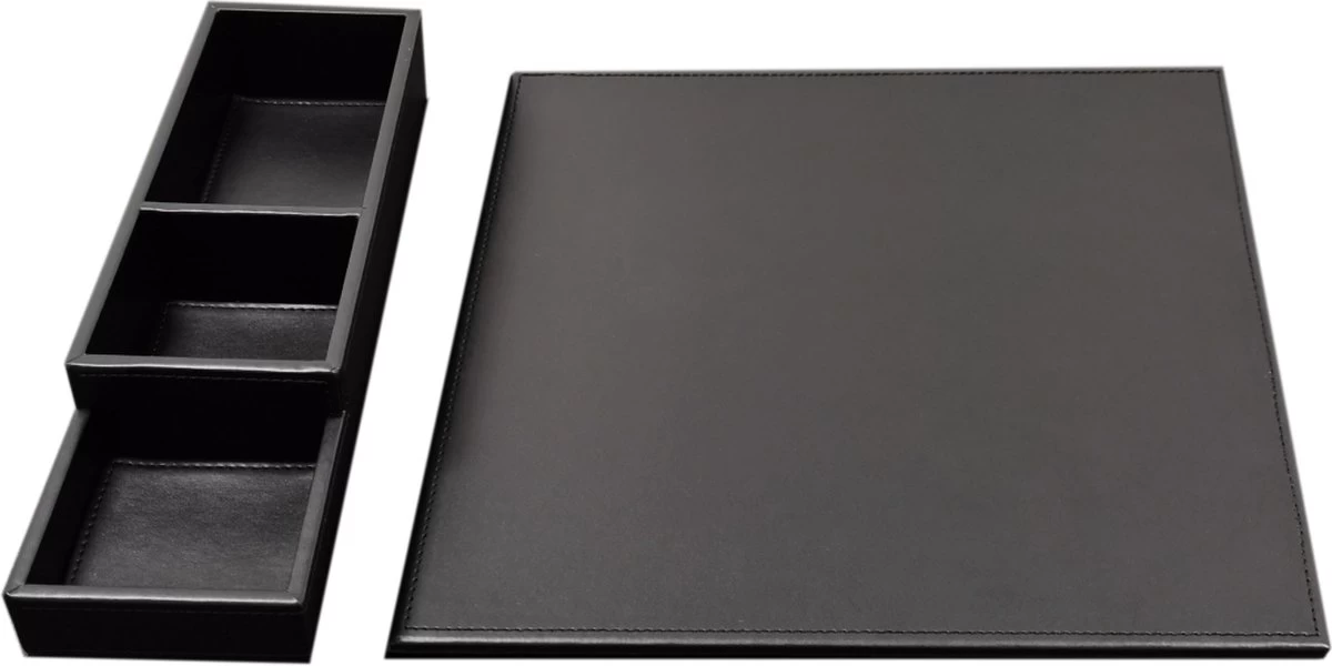 Plateau D'accueil Roootz Sienne | Porte-capsule Nespresso | Café Plateau | Similicuir Noir | Budget Convivial 3 Plateau D'accueil Roootz Sienne | Porte-capsule Nespresso | Café Plateau | Similicuir Noir | Budget Convivial