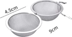 Boule à Thee - Passoire à Thé Pour Thé En Vrac - Infuseur à Thé - Filtre à Thé - Extracteur De Bouillon - Passoire à Thé - 4,5 CM