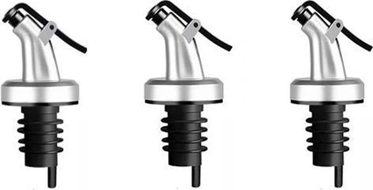 Moodadventures | Cuisine | Set De 3 Bouchons Verseurs Avec Bouchon Verrouillable | Huile Et Vinaigre 3 Moodadventures | Cuisine | Set De 3 Bouchons Verseurs Avec Bouchon Verrouillable | Huile Et Vinaigre