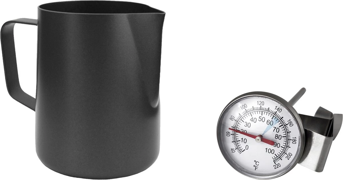 Expresso écarlate | Pot à Lait "L'Art Modern Anthrazit" Pour Latte Art Ou Cappuccino; En Acier Inoxydable 18/10 Avec Revêtement Antiadhésif (intérieur Et Extérieur); Pichet Barista De Haute Qualité. 600 Ml 8 Expresso écarlate | Pot à Lait "L'Art Modern Anthrazit" Pour Latte Art Ou Cappuccino; En Acier Inoxydable 18/10 Avec Revêtement Antiadhésif (intérieur Et Extérieur); Pichet Barista De Haute Qualité. 600 Ml – Image 6