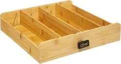 Porte-gobelet à Café Five® En Métal Avec Bambou - Zwart - Compartiments De Tri Et Réglables Et Extensibles - Petit (30 Capsules) -Dégustation Délicate 1200x632