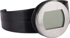 Thermomètre à Vin Alpina - Placement Autour De La Bouteille De Vin - Convient à Toutes Les Bouteilles De Vin - Acier Inoxydable - Zwart/ Argent -Dégustation Délicate 1200x645