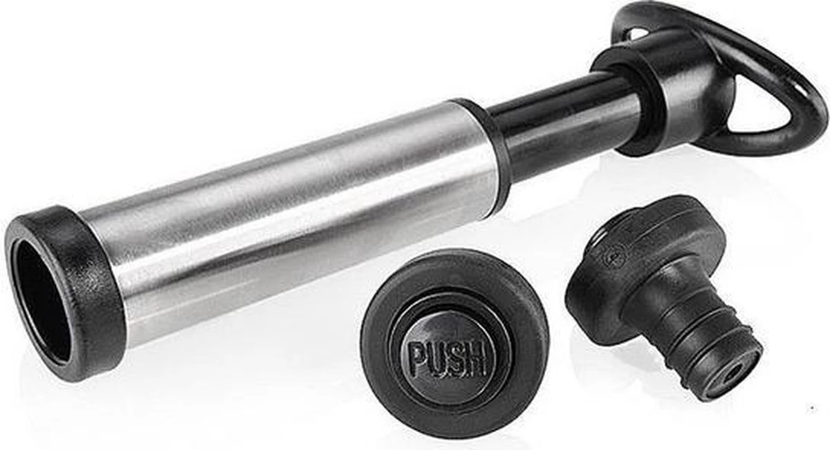 Pompe à Vin à Vide / économiseur De Vin Avec 2 Bouchons - Accessoires Pour Le Vin 3 Pompe à Vin à Vide / économiseur De Vin Avec 2 Bouchons - Accessoires Pour Le Vin