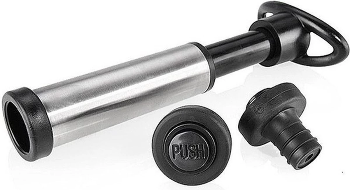 Pompe à Vide Pour Bouteilles De Vin Cuisine Elegance Avec 2 Bouchons Et 2 Becs Verseurs 5 Pompe à Vide Pour Bouteilles De Vin Cuisine Elegance Avec 2 Bouchons Et 2 Becs Verseurs – Image 3