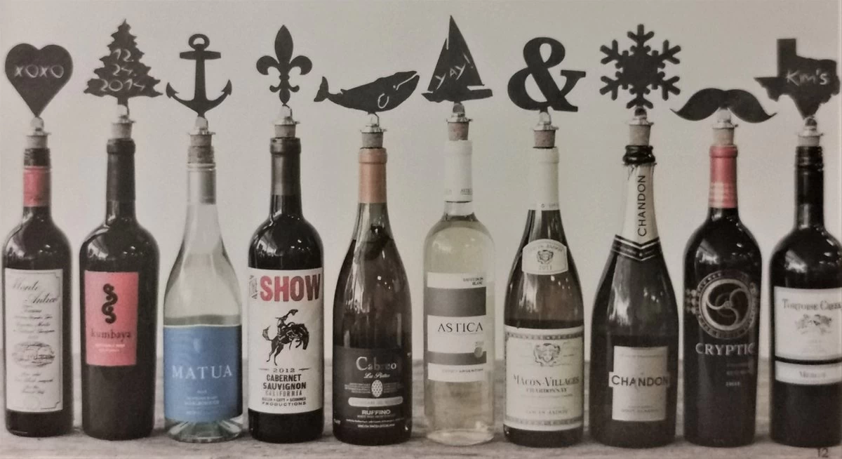 Sparq Home - Bouchon à Vin - Flocon De Neige - Pierre à Savon - Bouchon à Vin - Accessoires Pour Le Vin - Service De Bar - Cadeau Promotionnel - Cadeau 4 Sparq Home - Bouchon à Vin - Flocon De Neige - Pierre à Savon - Bouchon à Vin - Accessoires Pour Le Vin - Service De Bar - Cadeau Promotionnel - Cadeau – Image 2