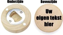 Ouvre-bouteille En Hêtre Avec Votre Propre Nom Ou Texte De Eigen Design également Possible! - Ouvre-bière Cadeau Personnel Pour Homme - Personnalisé Avec Votre - Décapsuleur