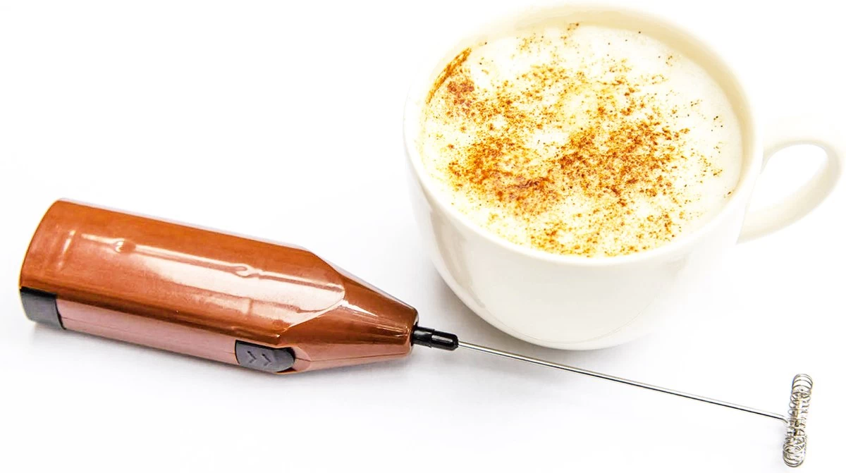 Mousseur à Lait électrique INTER-CAFFÈ® - Mousseur à Lait Manuel - Mousseur à Lait - Marron - Garantie 1 An 6 Mousseur à Lait électrique INTER-CAFFÈ® - Mousseur à Lait Manuel - Mousseur à Lait - Marron - Garantie 1 An – Image 4