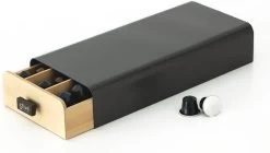 Porte-gobelet à Café Five® En Métal Avec Bambou - Zwart - Compartiments De Tri Et Réglables Et Extensibles - Petit (30 Capsules) -Dégustation Délicate 1200x678