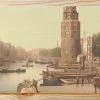 Boîte à Vin - Old Cityscape Amsterdam - Montelbaanstoren Oudeschans - Tirage Photo Ancien Sur Boîte En Bois - 19x36 Cm -Dégustation Délicate 1200x682 5