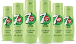 SodaStream |Sirop Sans 7UP |440ml | 6 Paquets