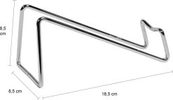 QUVIO Wijnrek / Wijnrek Métal / Wijnrek Portrait / Paysage Wijnrek / Range-bouteilles - 1 Bouteille - Acier Inoxydable -Dégustation Délicate 1200x697