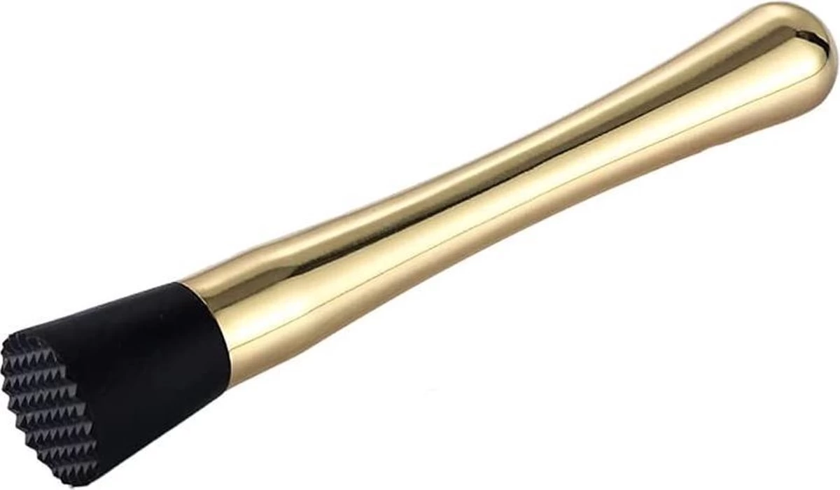 Doodadeals® | Presse à Cocktail De Luxe | Presse-purée Tonique | Muddler | Pilon Au Citroen | Cocktail Muddler | 21 Cm | ACIER INOXYDABLE | Or 3 Doodadeals® | Presse à Cocktail De Luxe | Presse-purée Tonique | Muddler | Pilon Au Citroen | Cocktail Muddler | 21 Cm | ACIER INOXYDABLE | Or