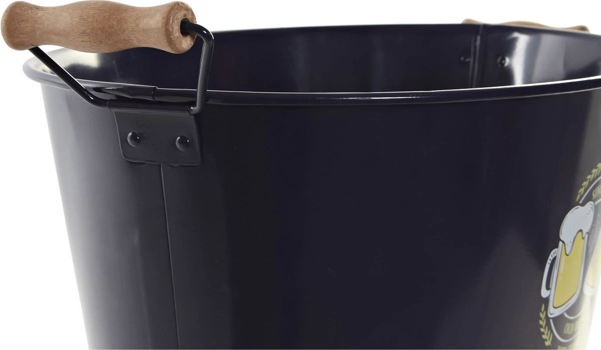 Seau à Bière Et Boissons En Métal Bleu Foncé 18 X 30 X 51 Cm - Seaux à Glace - Seau à Champagne 5 Seau à Bière Et Boissons En Métal Bleu Foncé 18 X 30 X 51 Cm - Seaux à Glace - Seau à Champagne – Image 3