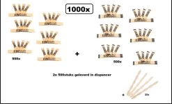 1000x Bâtonnets De Lait De Café Et Bâtonnets De Sucre Je Suis - Bâtonnets De Sucre Bâtonnets De Lait Café Lait Café Festival