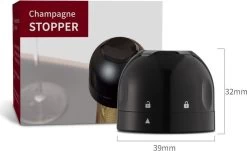 Bouchon De Champagne - Porte-bouteille De Vin - Bouchon De Vin - Couvre-bouteille Professionnel - Outils De Cuisine - Siliconen- Serrure Rotative - Bouchon De Vin Scellé