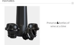 YUGN Pompe à Vide à Vin Bouchon à Vin - Bouchon à Vin Avec 4 Bouchons à Vin Sous Vide - Bouchon à Vin Avec Minuterie -Dégustation Délicate 1200x735
