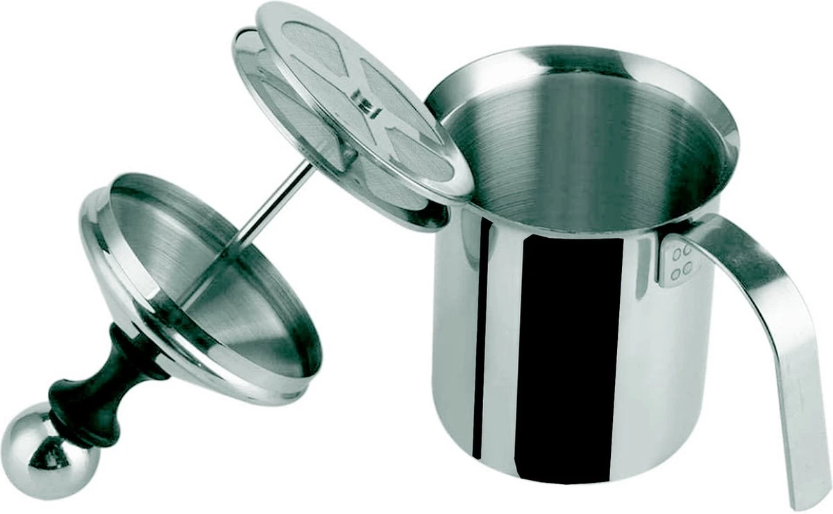 DOWO® - Mousseur à Lait Manuel - Acier Inoxydable - 400 Ml - Passe Au Lave-vaisselle - Barista - Pot à Lait - Base Résistante à La Chaleur - Induction 6 DOWO® - Mousseur à Lait Manuel - Acier Inoxydable - 400 Ml - Passe Au Lave-vaisselle - Barista - Pot à Lait - Base Résistante à La Chaleur - Induction – Image 4