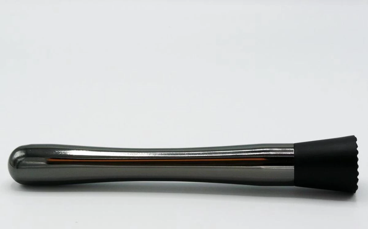 Doodadeals® Luxe Cocktail Pestle - Tonic Pestle - Muddler - Citroen Pestle - Cocktail Muddler - 21 Cm - Inox - Anthracite 4 Doodadeals® Luxe Cocktail Pestle - Tonic Pestle - Muddler - Citroen Pestle - Cocktail Muddler - 21 Cm - Inox - Anthracite – Image 2