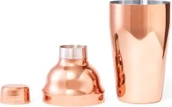 Shaker à Cocktail - 550 Ml - Avec Verrouillage De Sécurité - Avec Bouchon Doseur - Acier Inoxydable - Cuivre -Dégustation Délicate 1200x748