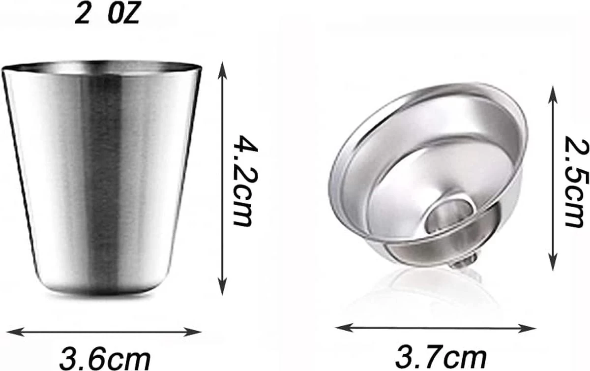 Flasque En Acier 8 Oz / 240 Ml Coffret Cadeau Avec Deux Verres à Shot Et Une Flasque Entonnoir En Cuir Zwart Convient Pour Transporter De L'alcool 8 Flasque En Acier 8 Oz / 240 Ml Coffret Cadeau Avec Deux Verres à Shot Et Une Flasque Entonnoir En Cuir Zwart Convient Pour Transporter De L'alcool – Image 6