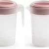 2x Pichet à Eau/pichet à Jus Transparent/rose Avec Couvercle 1 Litre En Plastique¿½- Pichet étroit Qui Tient Dans La Porte Du Réfrigérateur 2 2x Pichet à Eau/pichet à Jus Transparent/rose Avec Couvercle 1 Litre En Plastique¿½- Pichet étroit Qui Tient Dans La Porte Du Réfrigérateur -Dégustation Délicate 1200x754 2