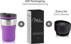 Mug Isotherme Milu - 210 Ml 100% étanche - Tasse Isolante, Tasse à Café à Emporter, Gobelet En Acier Inoxydable - Tasse De Voiture Isolation Double Paroi - Mugs De Voyage - Mug De Voyage (210ml, Violet) 7 Mug Isotherme Milu - 210 Ml 100% étanche - Tasse Isolante, Tasse à Café à Emporter, Gobelet En Acier Inoxydable - Tasse De Voiture Isolation Double Paroi - Mugs De Voyage - Mug De Voyage (210ml, Violet) -Dégustation Délicate 1200x759 1
