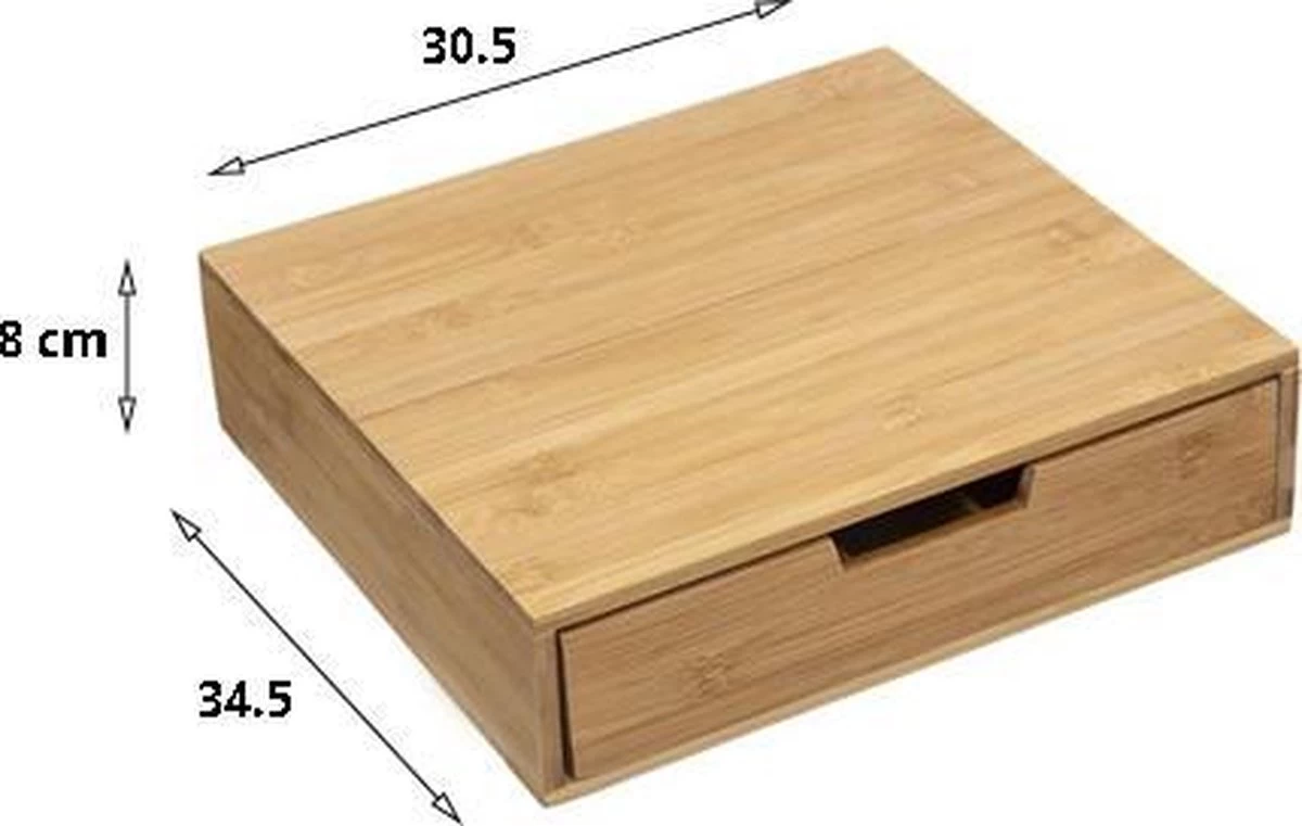 Made4Home® - Porte-capsule Avec Tiroir | Bambou | Max. 64 Tasses/capsules | Universel | Porte- Café | Organisateur | Naturel | Porte-gobelet | Dolce Gusto | (N) Espresso 8 Made4Home® - Porte-capsule Avec Tiroir | Bambou | Max. 64 Tasses/capsules | Universel | Porte- Café | Organisateur | Naturel | Porte-gobelet | Dolce Gusto | (N) Espresso – Image 6